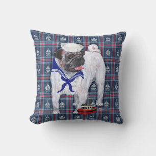 Mops Sjöman Kudde