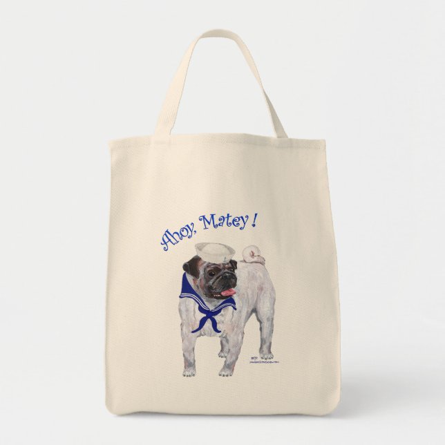 Mops Sjöman Tygkasse (Framsidan)