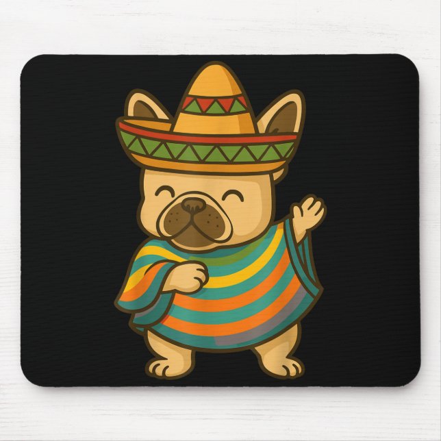 Mops som dabbar cinco de mayo  musmatta (Framsidan)