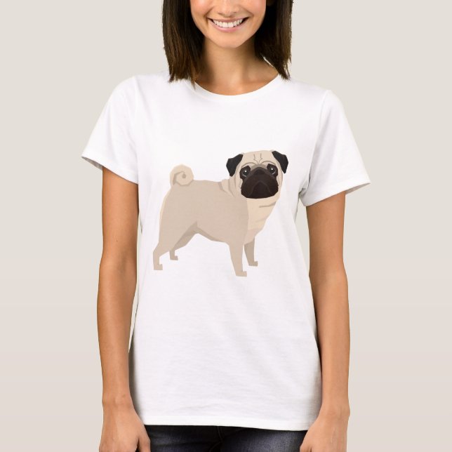 Mops T Shirt (Framsida)