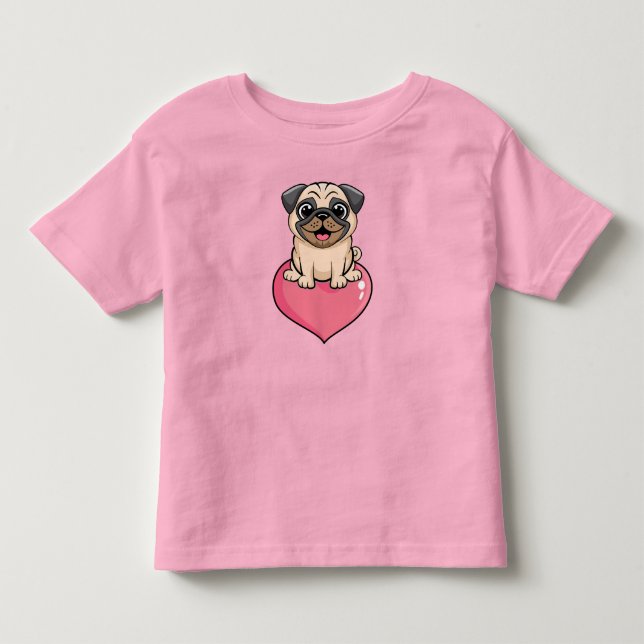 Mops T Shirt (Framsida)