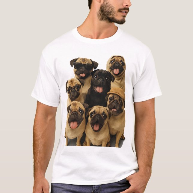 Mops T Shirt (Framsida)