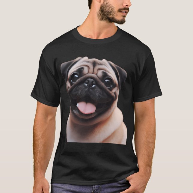 Mops T Shirt (Framsida)