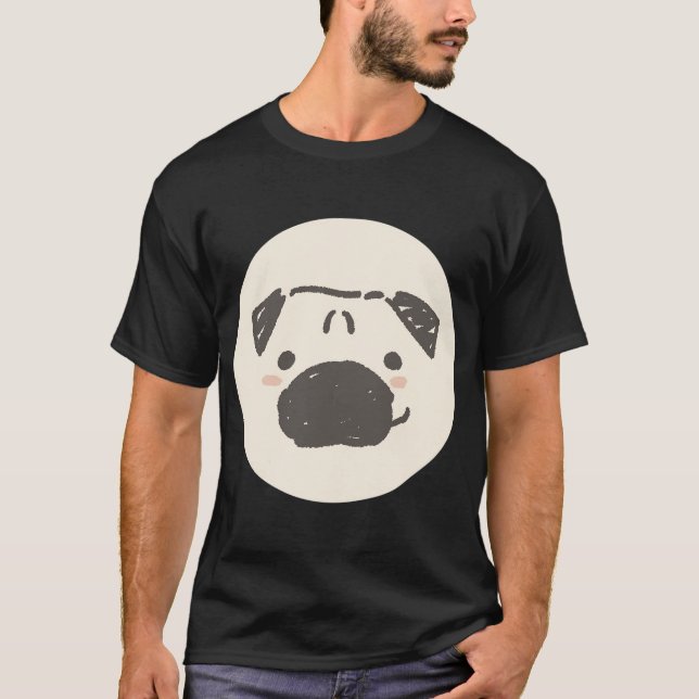 Mops T Shirt (Framsida)