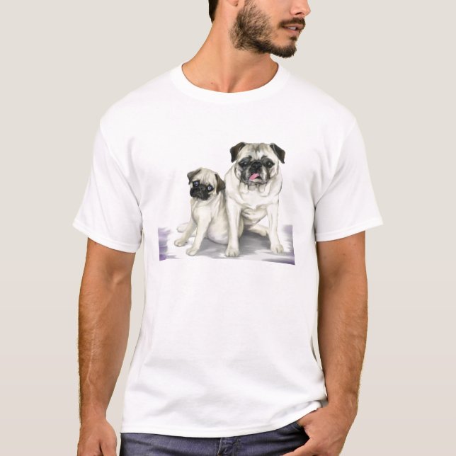Mops Tee Shirt (Framsida)