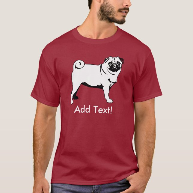Mops Tee Shirt (Framsida)