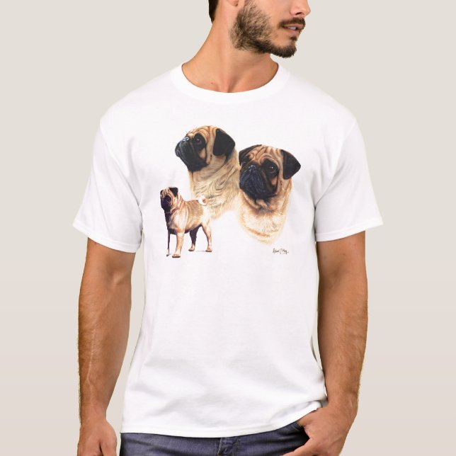 Mops Tee Shirt (Framsida)