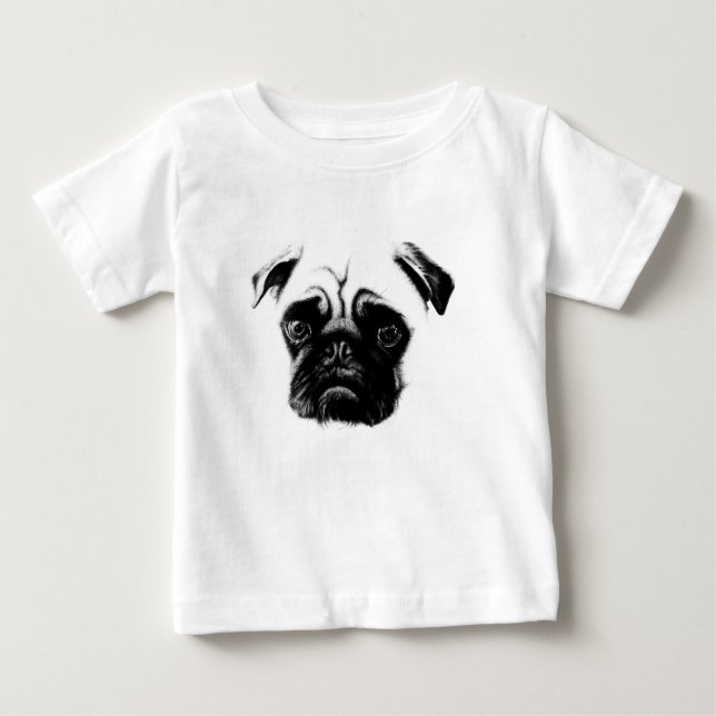 mops+tshirts t-shirt (Framsida)