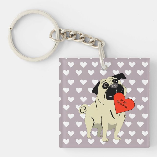 Mops vara min Alla hjärtans dag (Framsidan)