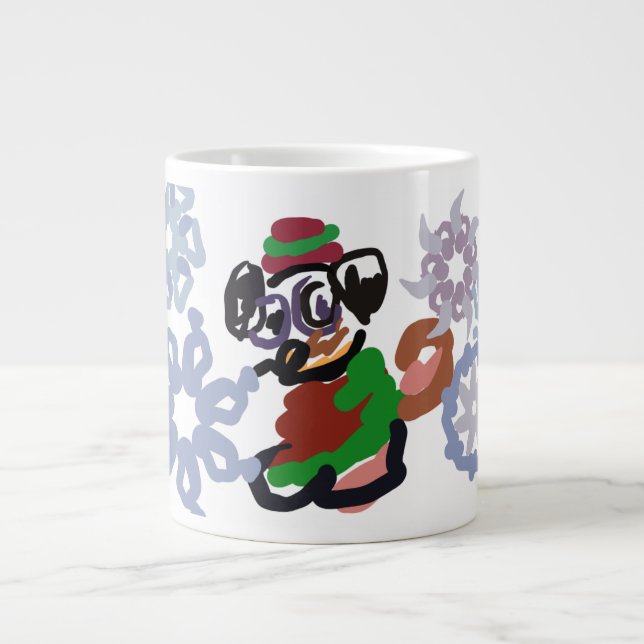 Mops vinter jumbo mugg (Framsidan)