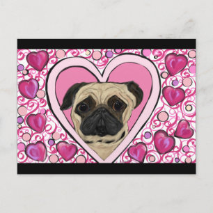 Mops Vykort