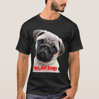Mopsar, inte droger t shirt