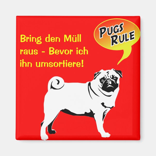 Mopsens lagar / Magnet (Framsidan)