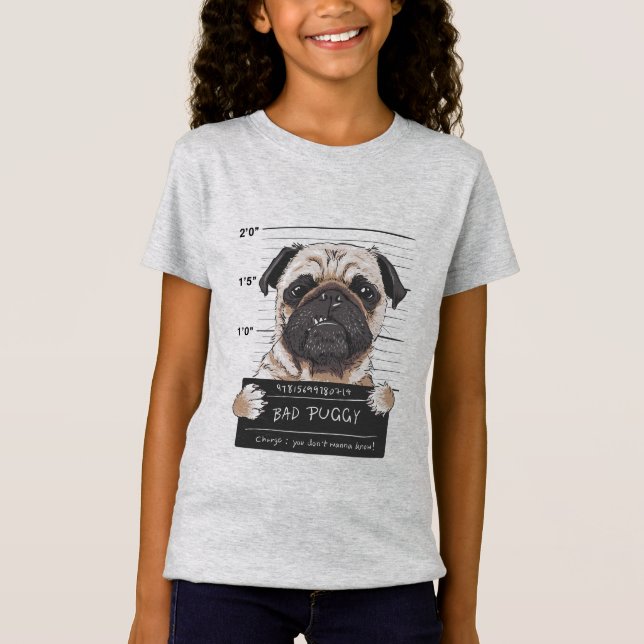 Mopsfång T Shirt (Framsida)