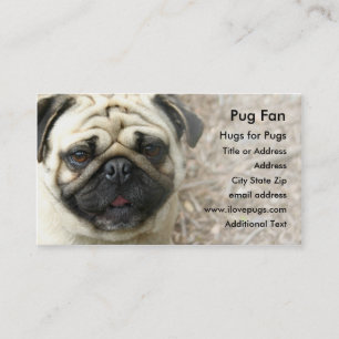 Mopsfotovisitkort Visitkort