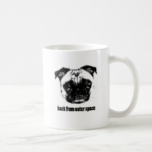 mopsfrämling - som är tillbaka från rymden kaffemugg