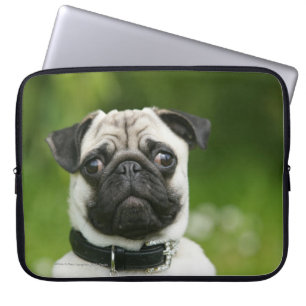 Mopsheadshot Laptop Sleeve