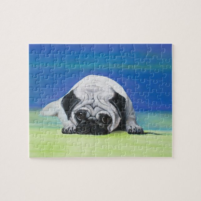 Mopshund Pussel (Horisontell)
