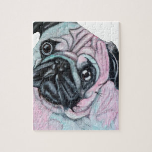 Mopshund Pussel