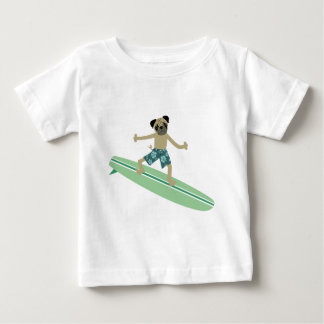 MopshundLongboard surfare T-shirt