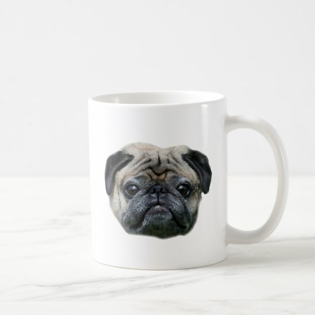Mopshundmugg Kaffemugg (Höger)