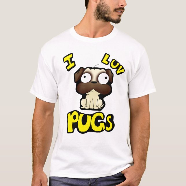mopskärlek t-shirt (Framsida)