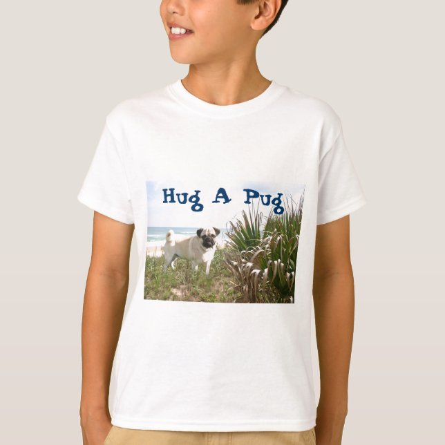 Mopskramen lurar T-tröjaBeachgrass Tee (Framsida)