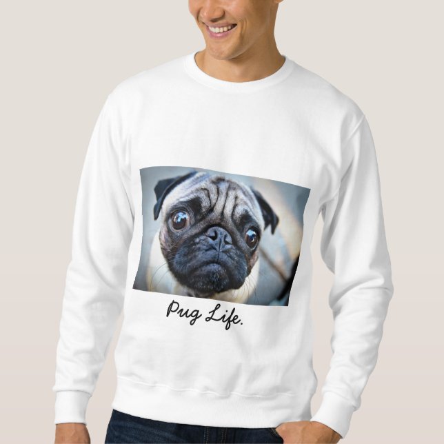 Mopslivtröja Sweatshirt (Framsida)