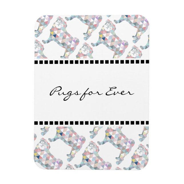 Mopsmagnet Magnet (Vertikal)