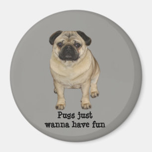 Mopsmagnet Magnet