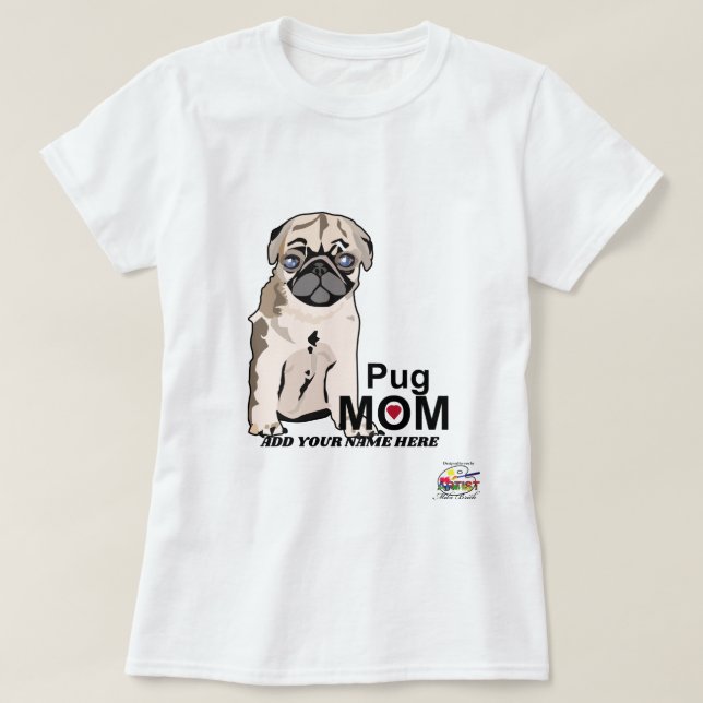 MopsMAMMA T Shirt (Design framsida)