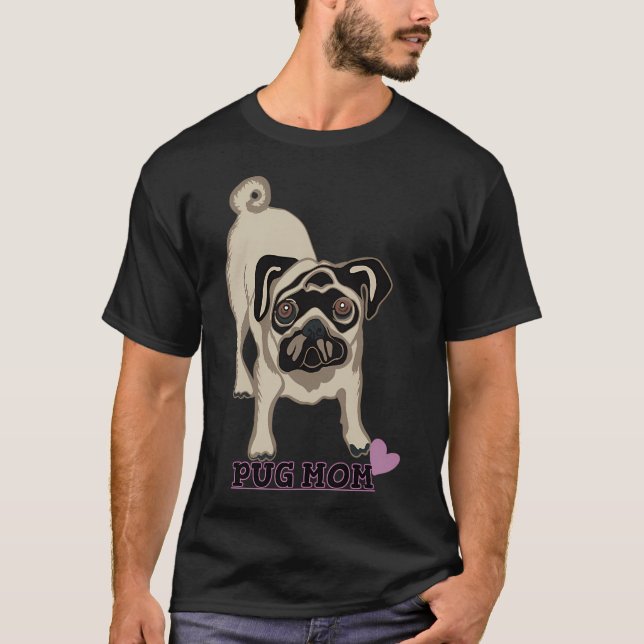 Mopsmammas parodi T-shirt (Framsida)