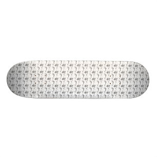Mopsmönster Skateboard Bräda 19,5 Cm