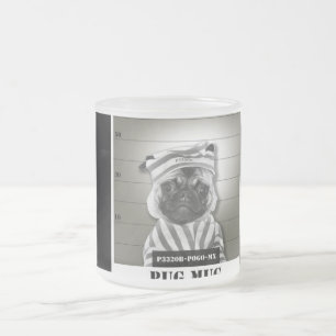 Mopsmugg Frostad Glasmugg