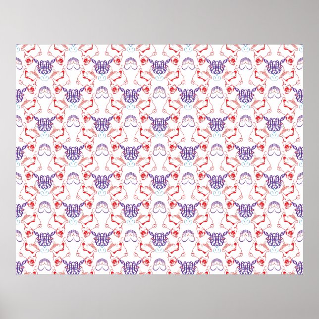 Mopsmuster Poster (Framsidan)