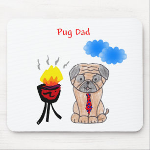 Mopspappa Mousepad Musmatta