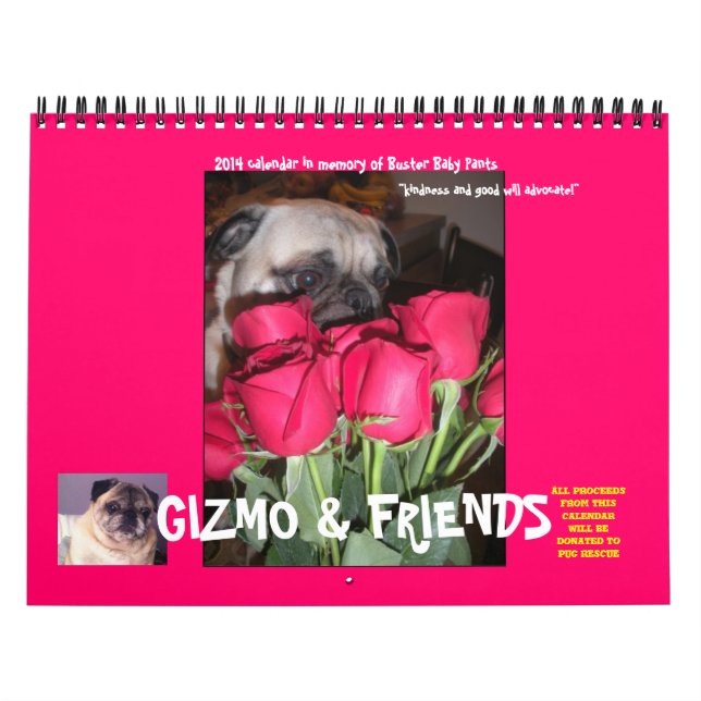 MOPSRÄDDINGKALENDER 2014 KALENDER (Omslag)