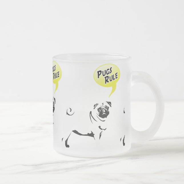 Mopsregler Frostad Glasmugg (Höger)