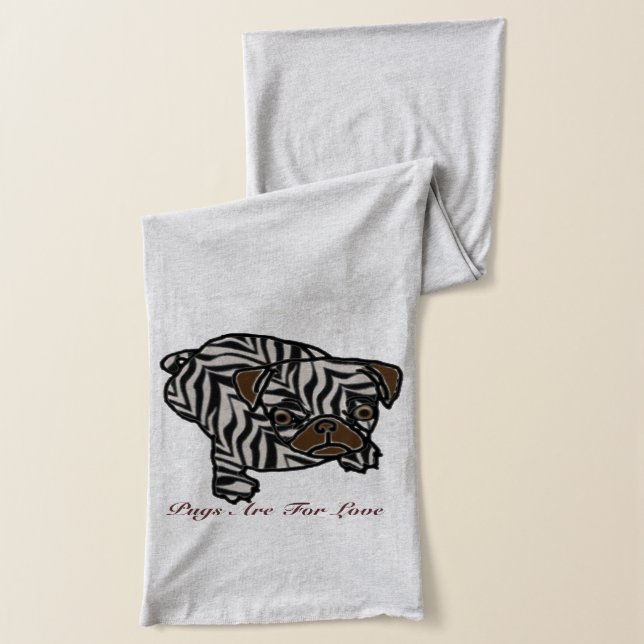 MopsScarf Halsduk (Vänster)