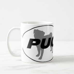 MopsSilhouettemugg Kaffemugg