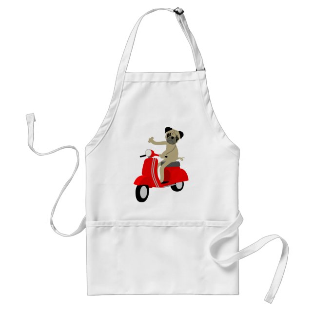 Mopssparkcykel Förkläde (Framsidan)