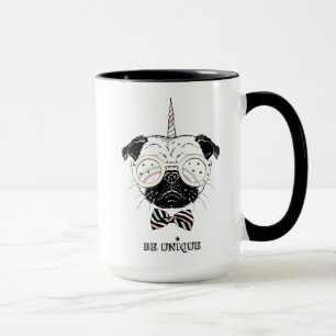 MopsUnicorn är unik Mugg
