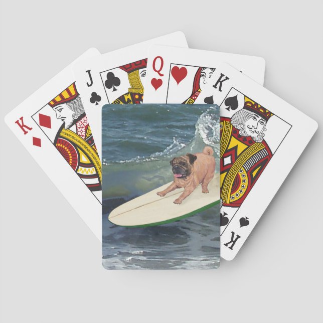 Mopsurfare dude casinokort (Baksidan)