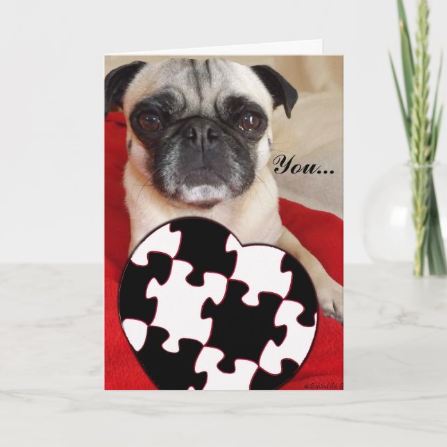 Mopsvalentin Helgkort (Framsida)