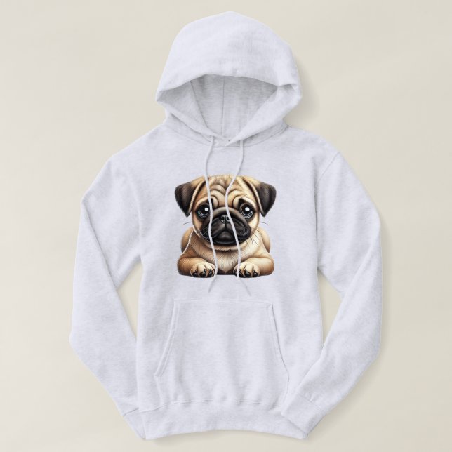Mopsvalp Hoodie (Design framsida)