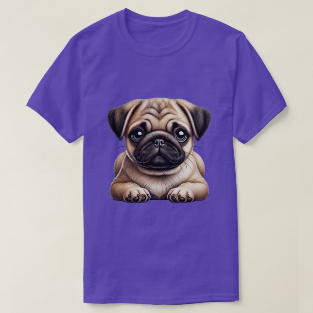 Mopsvalp T Shirt (Design framsida)