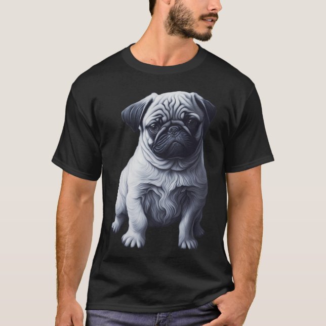 Mopsvalp T Shirt (Framsida)