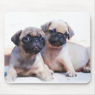 mopsvalpmousepad musmatta