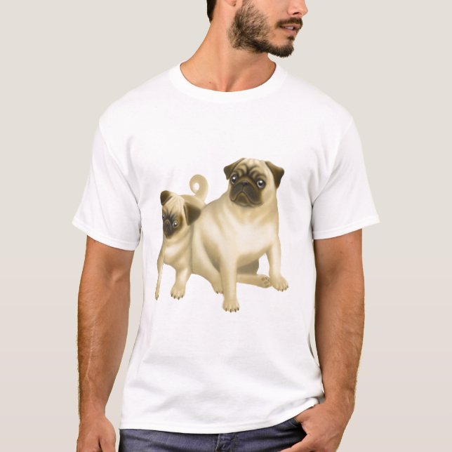 MopsvalpT-tröja T-shirt (Framsida)