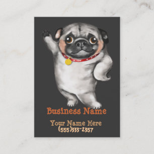MOPSvisitkorttemplate_breeder, veterinär Visitkort
